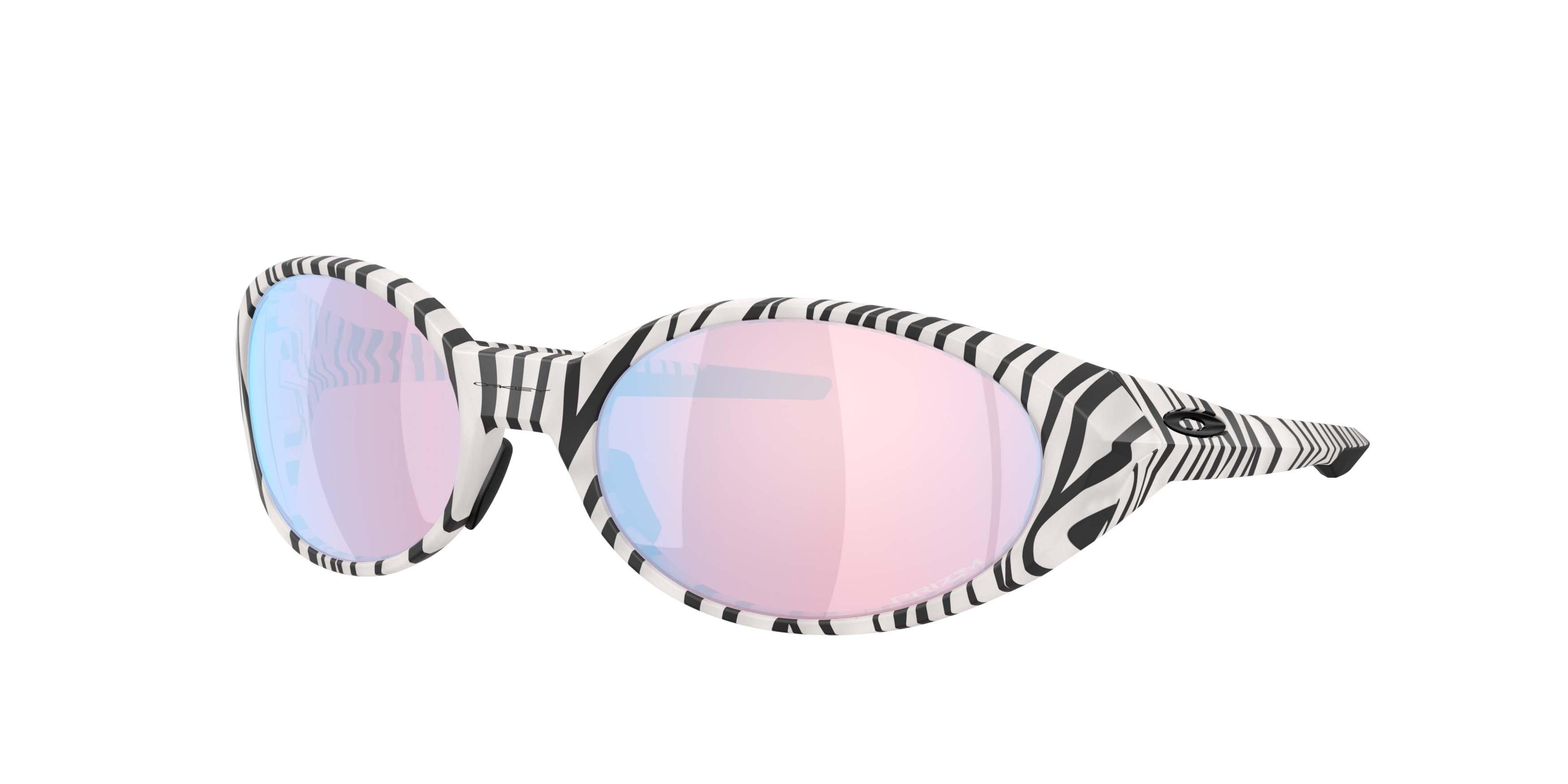 Oakley Eye Jacket Redux Prizm Snow Sapphire Sunglasses - Transparent Vapor Bengal - WHITE/BLACK